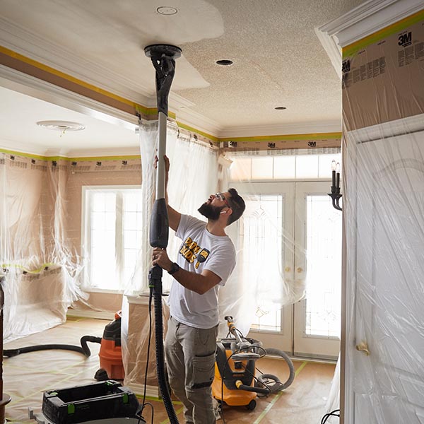 Popcorn Ceiling Removal in Mississauga
