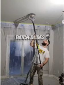 patch dudes patching ceiling village