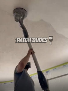 Patch Dudes stucco popcorn ceiling removal