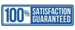 satisfaction guaranteed