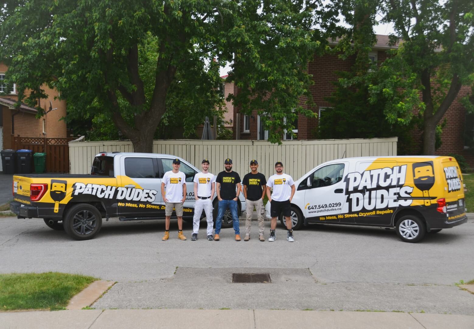 Stucco Removal, Drywall Repair, and Painting Services all across the GTA by the Patch Dudes