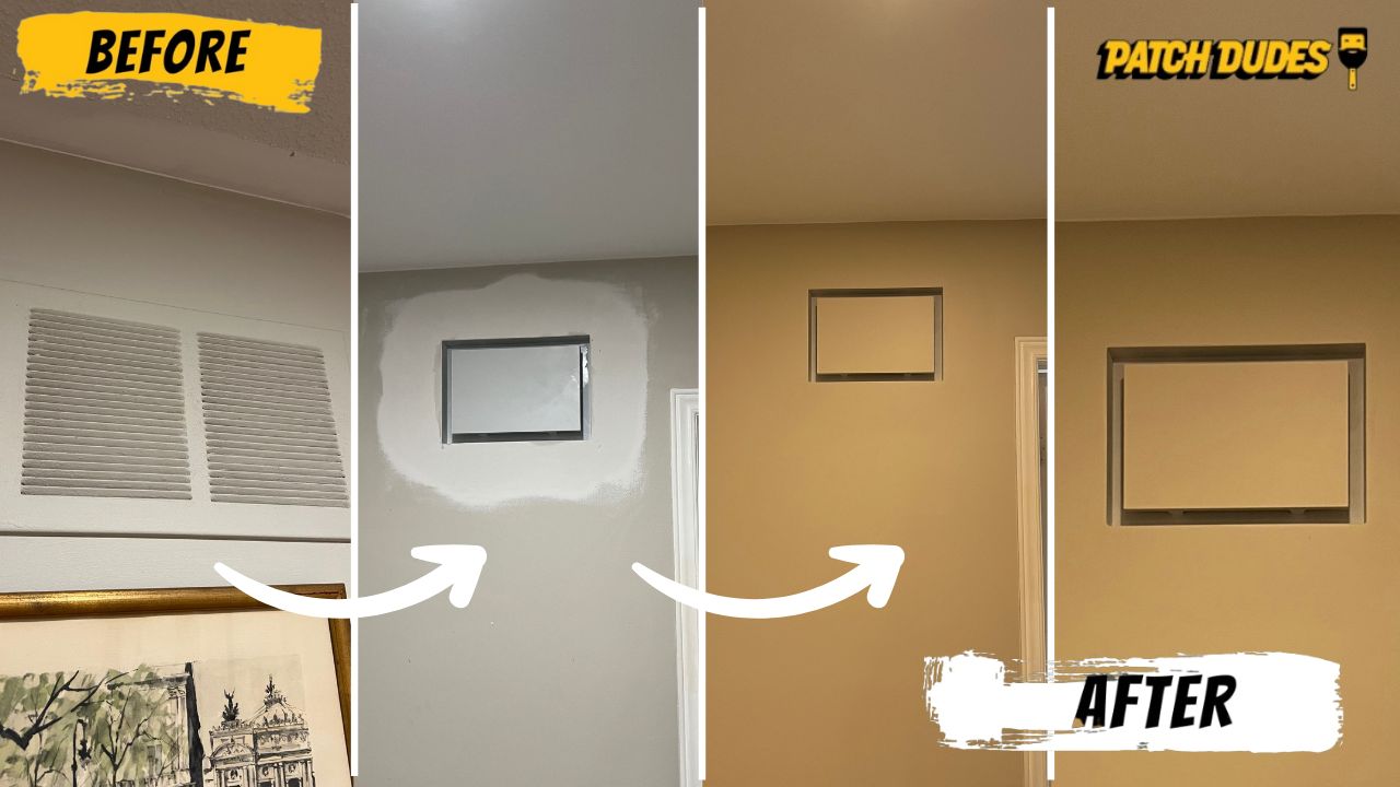 before and after aria vent installation