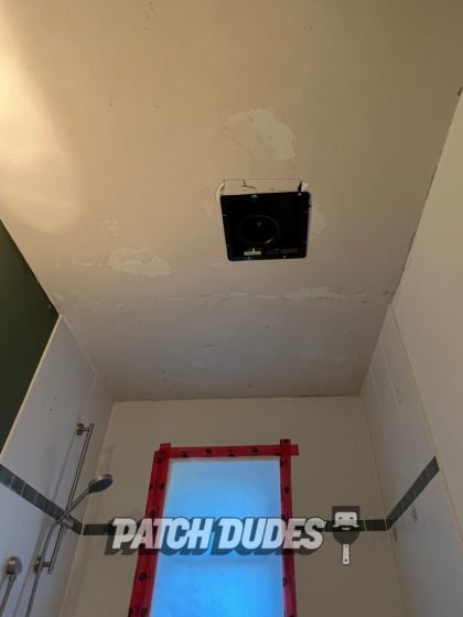 bathroom ceiling repair