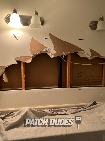 drywall damage repair in milton