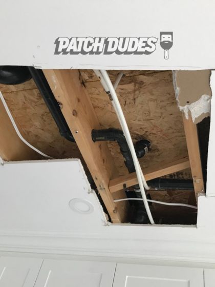ceiling leak repair
