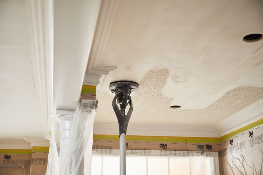 diy vs professional popcorn ceiling removal