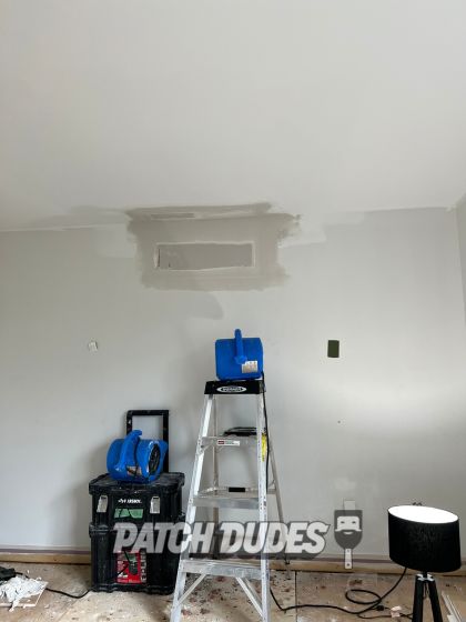 expert drywall repair project
