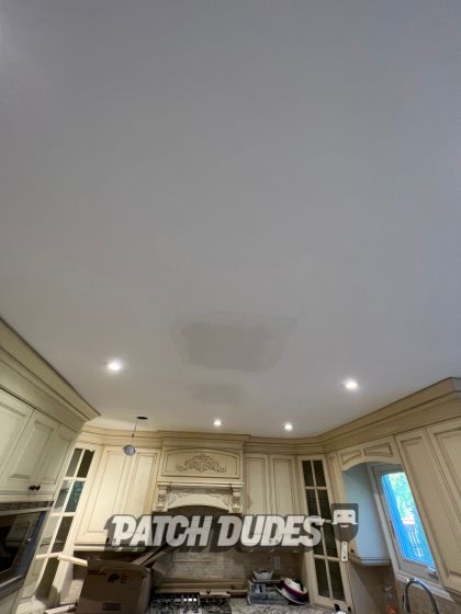 psot electrician ceiling drywall repair