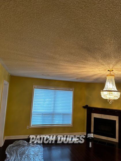 repairing damaged stucco ceiling