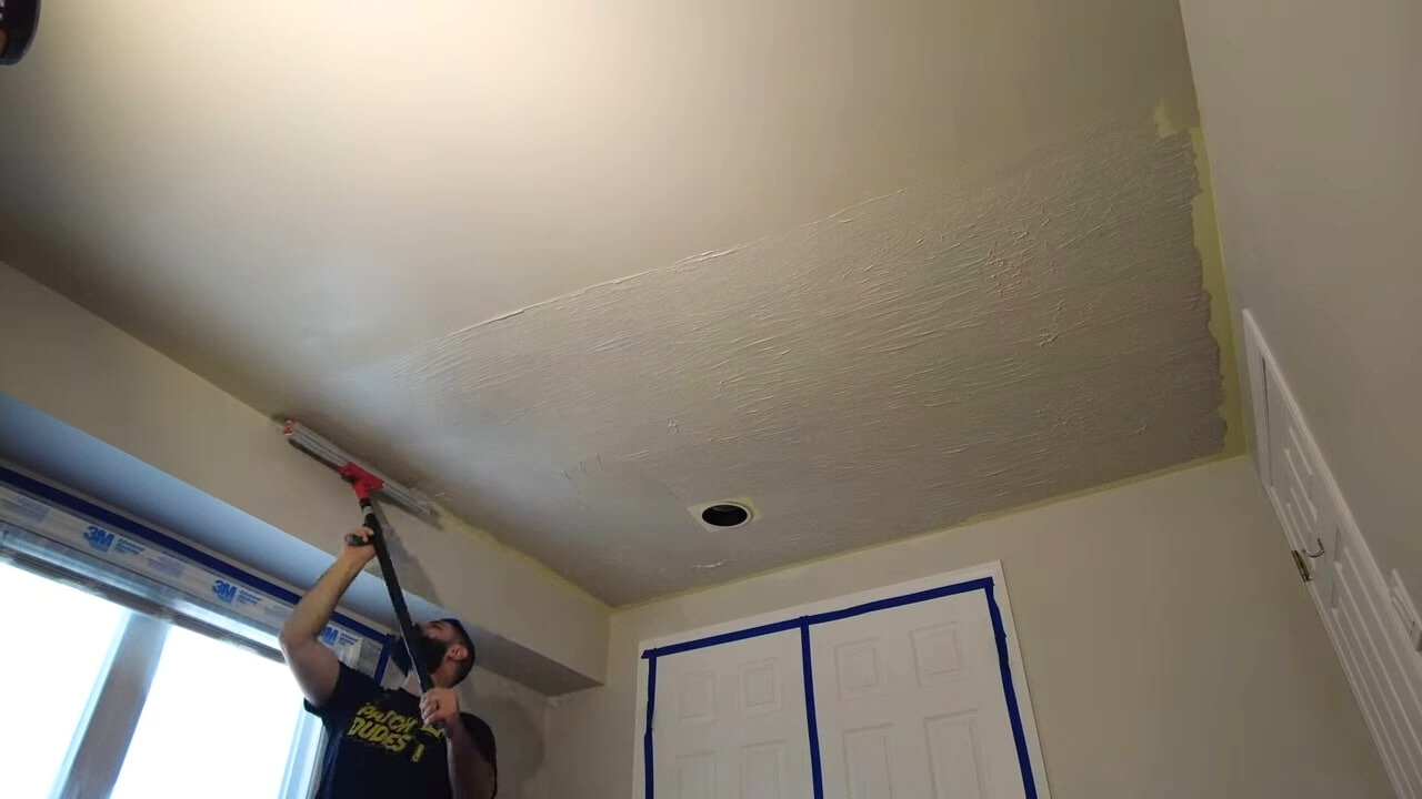 ceiling skimming tutorial step 10 repeat