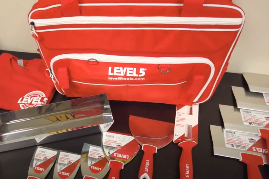 level 5 contractor drywall hand tool set