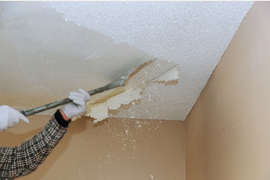 how popcorn ceilings can lower your homes value