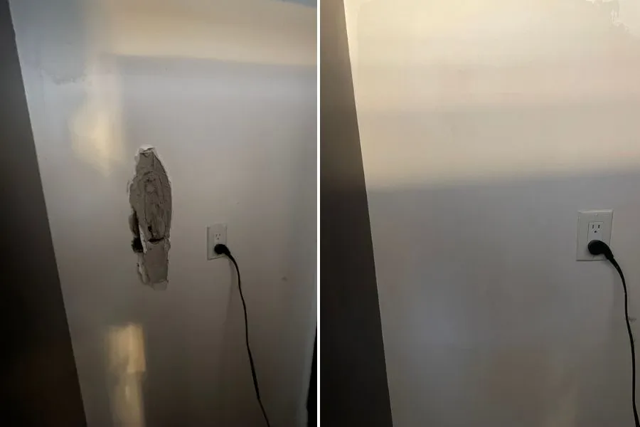 medium drywall repair project