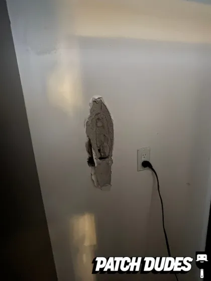 fixing rip in drywall
