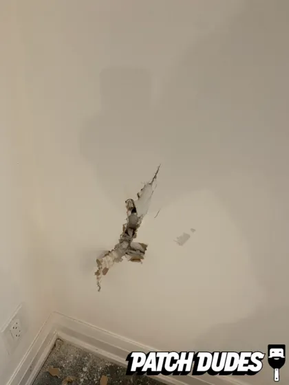 drywall repair near wall corner