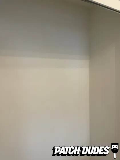 minor drywall damage from hardware repairs