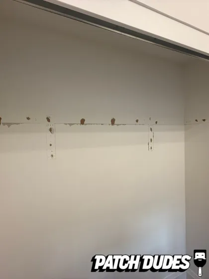 repairing minor damage in drywall from hardware