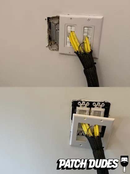 repairing minor damages in drywall