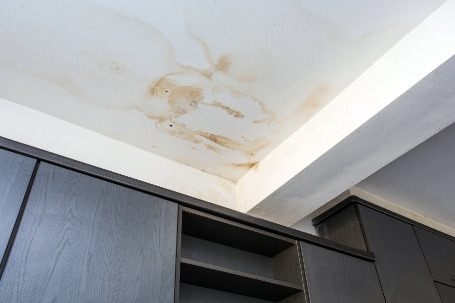 Stain on ceiling