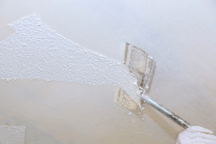 popcorn ceiling removal
